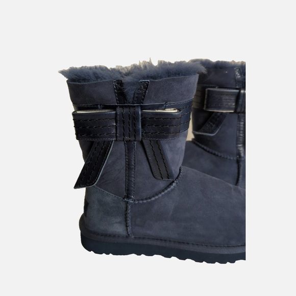 New UGG JOSSETTE SUEDE SHEEPSKIN CLASSIC SHORT BOOTS WOMEN’S SIZE 5US Fits 6US - Picture 4 of 14